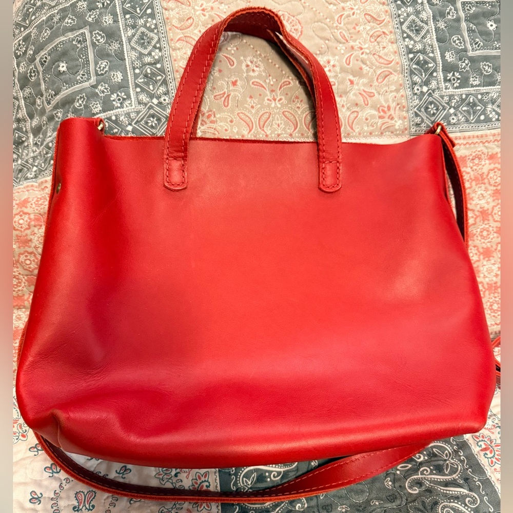 Portland Leather Goods Medium Crossbody Tote - Picture 2 of 9